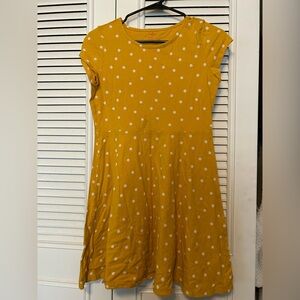 Charming Yellow Polka Dot Dress